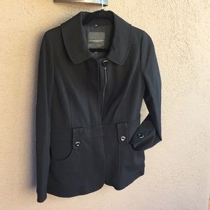 Black Ponte suit coat/pants Nordstrom brand M